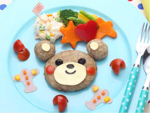 クマさんハンバーグ Eatpick